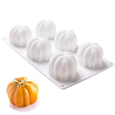Source Factory Custom Pumpkin Mousse Mold Halloween Pumpkin Cake Mold Baking Mold Silicone Mold