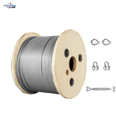 6X19s 6X19W FC/Iwr Stainless Steel316 Steel Wire Rope for Construction Rigging Lifting