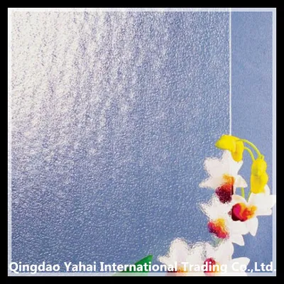 5.5mm Decorative Clear Nashiji Pattern Glass