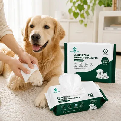 OEM Dog Cat Wet Wipes Alcohol Free Soft Scented Pet Cleaning Bulk Customizable Packaging
