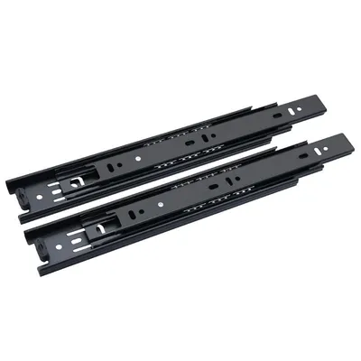 Metal Cabinet Drawer Slide Telescopic Channel Slide Kitchen Heavy Duty Full Extension Ball Bearing Drawer Slide