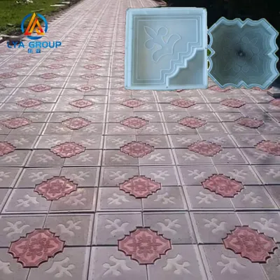 Pathway Paver PVC Rubber Mold for Interlock Tile Making
