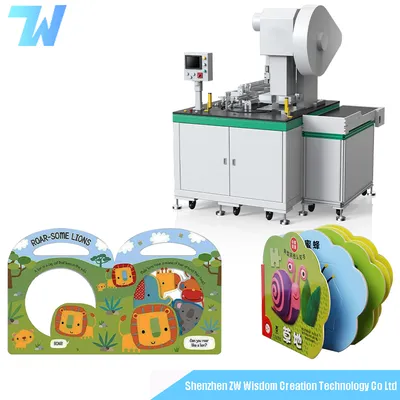 Automatic Notebook Cutting Hardcover Book Making Machine Paper Punching Machine