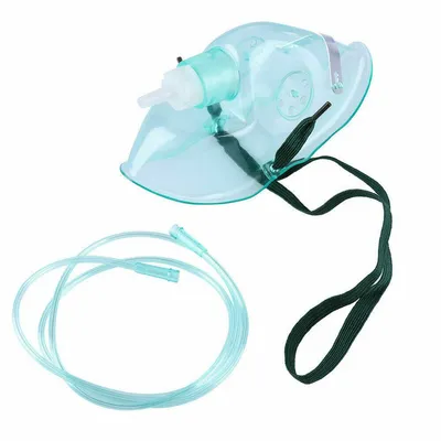 Disposable Medical PVC Oxygen Mask with Tubing All Sizes for Adult/Children