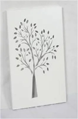 Wooden Present MDF Wall Sticker /Tree Hollow MDF Wall Plate