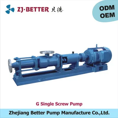 Single Screw Chemical Pump Screw Water Pump Single Screw Pump