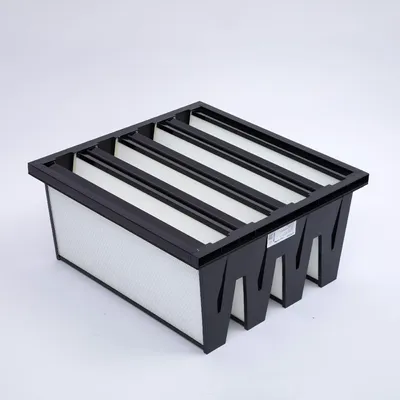 Competitive Price Custom Size V-Shaped Pleated Filter with Multiple Sizes
