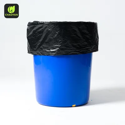 Premium 42 Gallon Biodegradable Big Black Trash Can Liners, Extra Garbage Plastic Bags for Home &Outdoor
