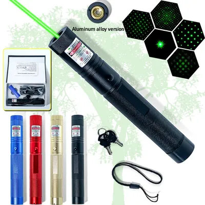 High Power Green Laser Pointer with Long-Distance Illumination Features