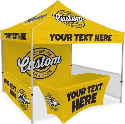 Trade Show Tent 10X10FT Pop up Canopy Trade Show Tent Round Canopy Tent