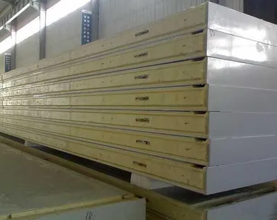 100mm 150mm Thermal Insulation PU Sandwich Panel for Cold Storage