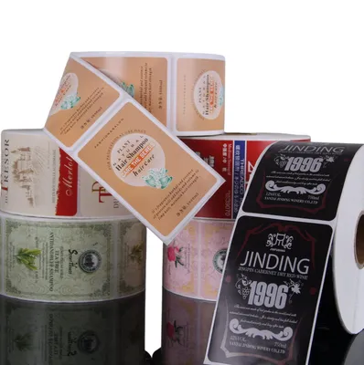 Custom Waterproof Cosmetic Bottle Labels with Offset Printing