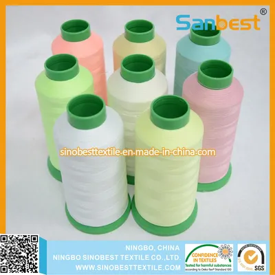 Glow-in-Dark 120d/2 Luminous Embroidery Thread with High Quality