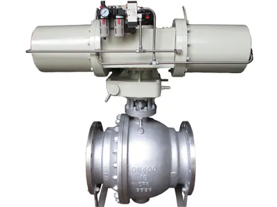 Pneumatic Trunnion Mounted Ball Valve 400q647h-16c