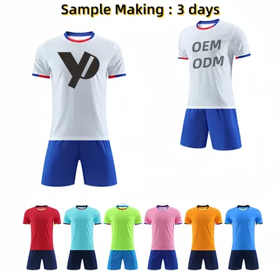 Football Tracksuit Set for Men, Breathable and Quick-Drying National Team Shirt, Football Training Uniform