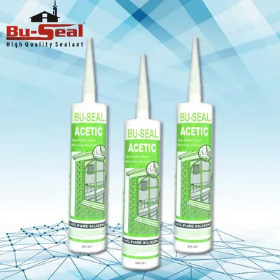 RTV Big Plate Glass Acetic Silicone Sealant Bu-281 for Curtainwall