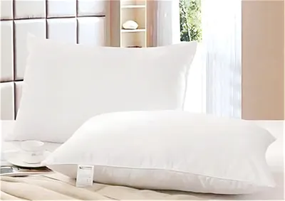Goose Down Feather Pillows for Sleeping 2 Pack - Medium Bed Pillow Inserts for Side/Back Sleeper