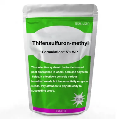 Weed Killer Thifensulfuron-Methyl 15%Wp CAS 79277-27-3 Used in Wheat Field