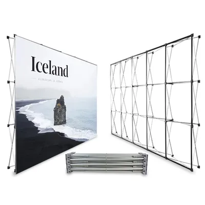 Aluminum Advertising Exhibition Display Pop up Wall Banner for Business and Advertising