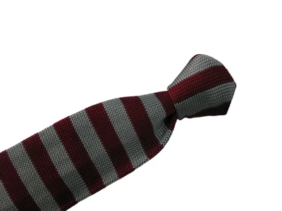 Men's Polyester Wide Stripe Knit Necktie