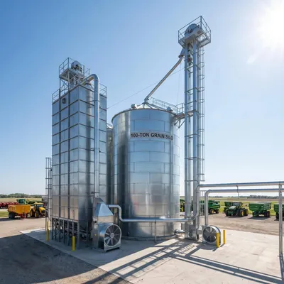 500t Factory Supply Industrial Grain Dryer Machine with Customized Capacity