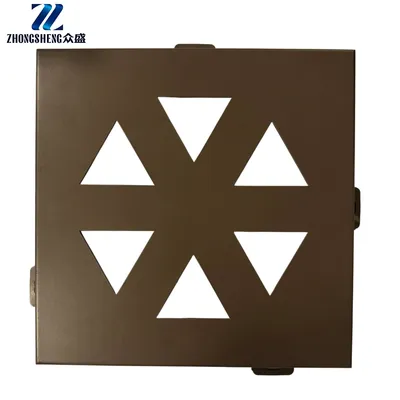 Perforated Engraved Aluminum Veneer Decorative Wall Panels