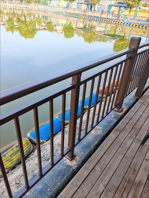 Bridge Guardrail with Light Mesh Opening - River Guardrail Single Item