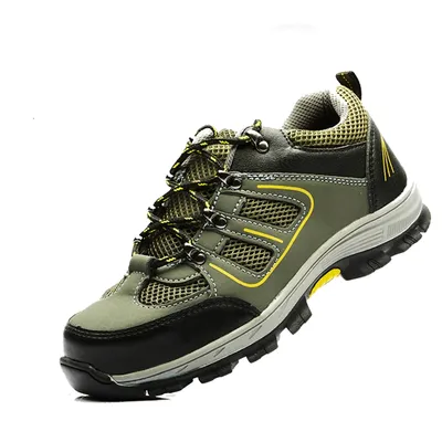 Anti-Smashing and Anti-Piercing Solid Sole Lightweight Breathable Old-Style Shoes Resistant