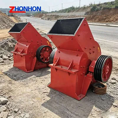 High Efficiency 40-50 Tph Hammer Mill Crusher with Uniform Particle Size for Road Construction Aggregate Making