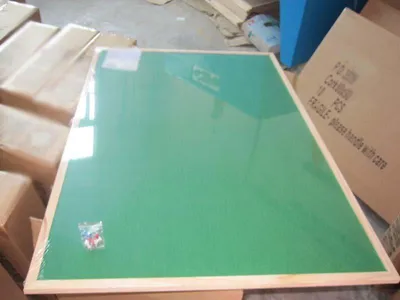 Fabric Board 60X90cm with Natural Wood Frame