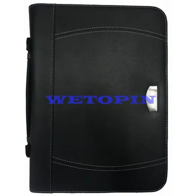PU Leather A4 Portfolio with Handle