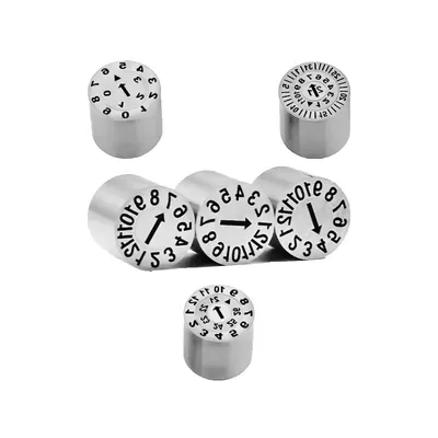 Replaceable Mold Date Inserts for Injection Molding
