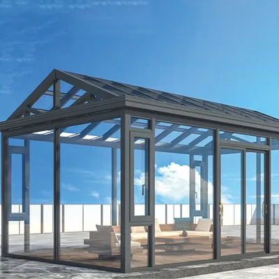 Stylish Aluminum Casement Window for Shopping Mall Projects