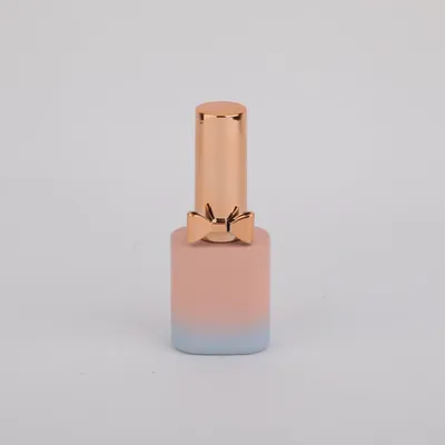 Factory Sale Empty Matte Glass Bottle with Brush New Design Butterfly Cap