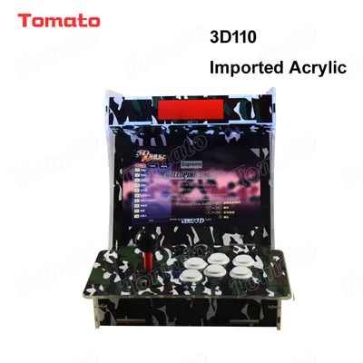 Camouflage 2363 in 1 Imported Acrylic Mini Indoor Outdoor Playground Arcade Video Home Game Console Machine for 2 Players