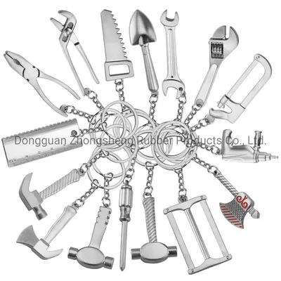 China Supplier Wholesale Decoration Gift 3D Cute Model Tools Metal Keychain