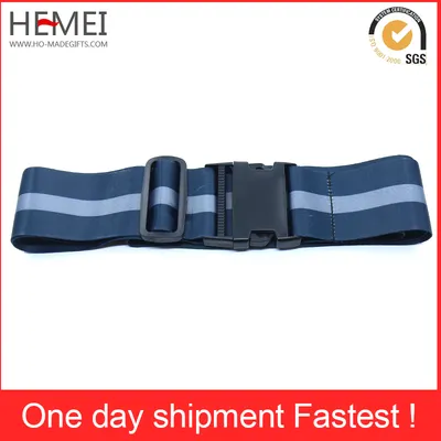 Print Bag Belt with Plastic Buckle PVC Luggage Tag