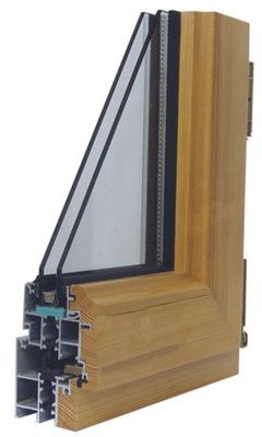 Aluminum with Wood Cladding Windows (58/73 SERIES)