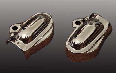 Chrome Harley Davidson VRSC VROD Rear Axle Cover Kit (01-11001)
