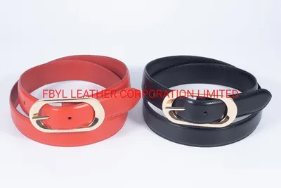 Fashion High Quality Leather Waist Belt for Women Jyb-29166)