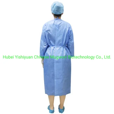 Safety Suit PPE Non Woven Disposable Suit Isolation Gown Overalls