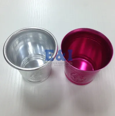 Aluminum Forging Wine Cup with Color Oxidation