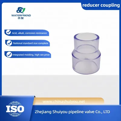 National Standard High Quality PVC Transparen Concentric Reducer Pipe Fitting