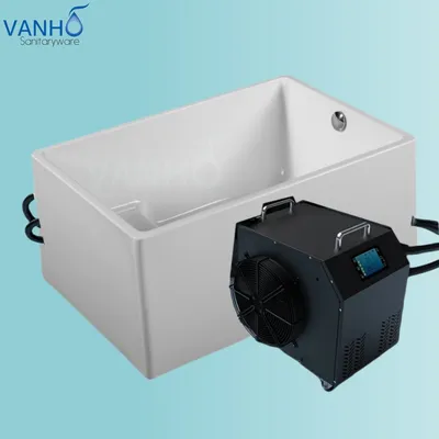 2025 Hot Sale Athlete Cold Plunge Ice Water Chiller Freestanding Acrylic Bathtub