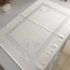 Custom Cotton Material Polyester Tablecloth Pad