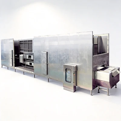 Vegetable Fruit Seafood Tunnel Quick Freezer Blast Freezer