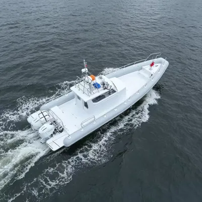 40FT Fiberglass Cabin Deep V Hull CE Solas Day Tripping Recreation Charter Rental Rib Boat