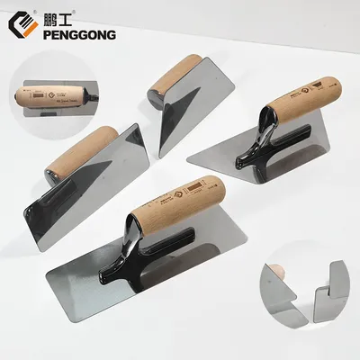 Trapezoidal Fillet Trowel Inside Corner Masonry Hand Tool Trapezoidal Plastering Float Trowel