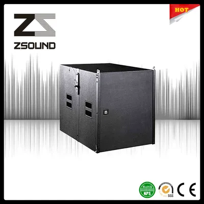 Double 15inch Neodymium Subwoofer Line Array Speaker