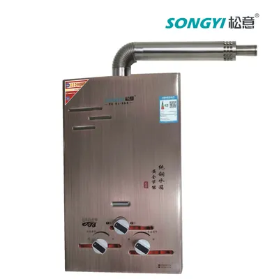 Superior Quality 6-12L Hermetic Gas Water Heater Suitable for Small Spaces with Energy-Saving